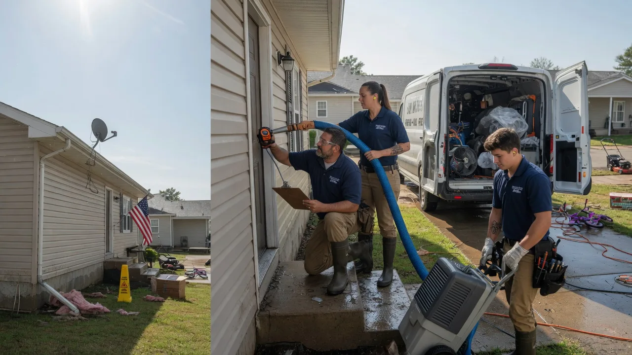Ceiling Water Damage Restoration in Golden Eagle, IL near me